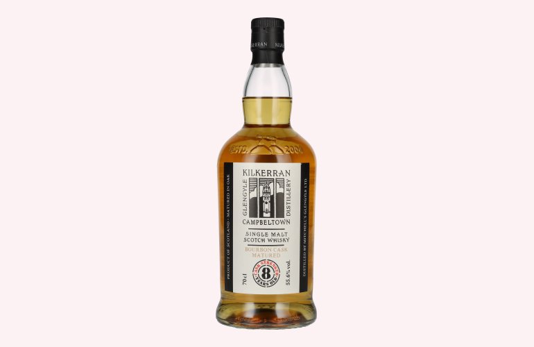 Kilkerran Glengyle Distillery 8 Years Old Campbeltown Single Malt Bourbon Cask Strength 55,6% Vol. 0,7l