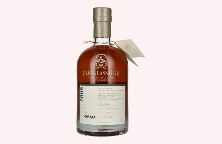 Glenglassaugh 10 Years Old RARE CASK RELEASE 2009 Sherry Puncheon Cask 957 57,9% Vol. 0,7l