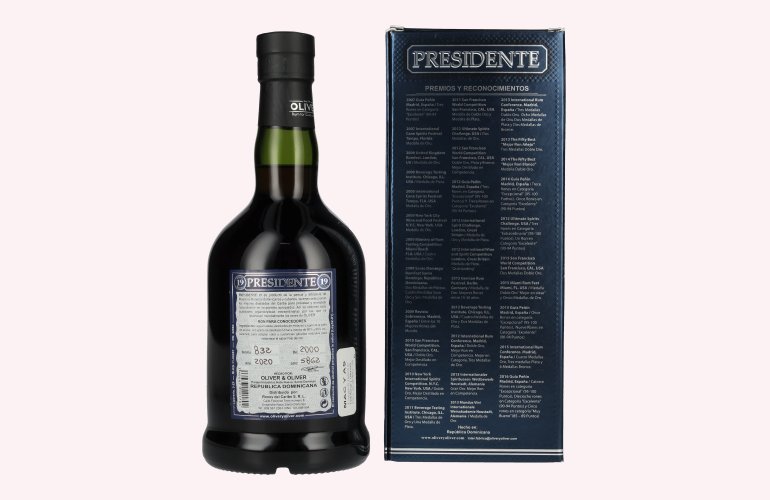 Presidente Marti 19 Sistema Solera 40% Vol. 0,7l in Geschenkbox