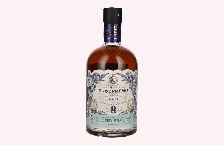 El Supremo 8 Year Old OAK CASK Rum 40% Vol. 0,7l