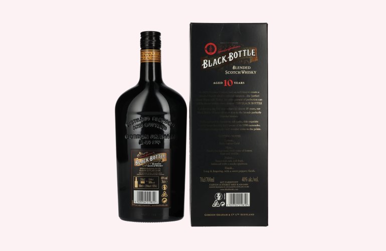 Black Bottle 10 Years Old Blended Scotch Whisky 40% Vol. 0,7l in Geschenkbox