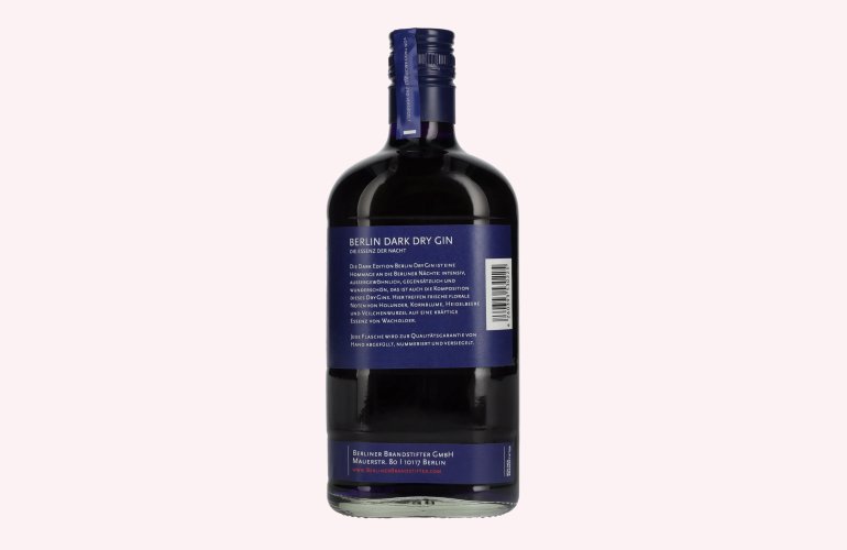 Berliner Brandstifter Berlin DARK Dry Gin Edition 1. 2025 43,3% Vol. 0,7l