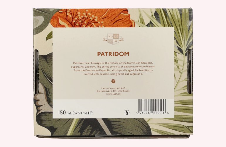 Patridom Taste the Caribbean Set 40,7% Vol. 3x0,05l