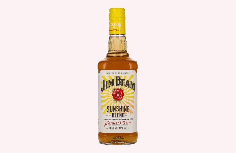Jim Beam Kentucky Straight Bourbon Whiskey Sunshine Blend 40% Vol. 0,7l