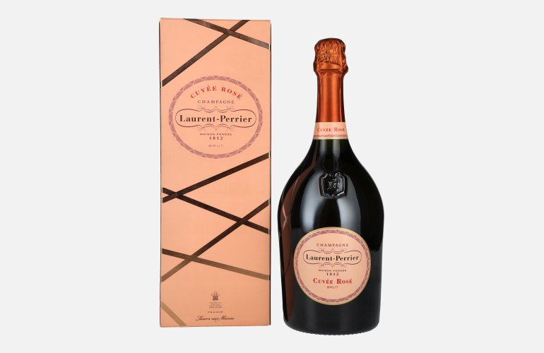 Laurent Perrier Champagne CUVÉE ROSÉ Brut 12% Vol. 1,5l in geschenkverpakking