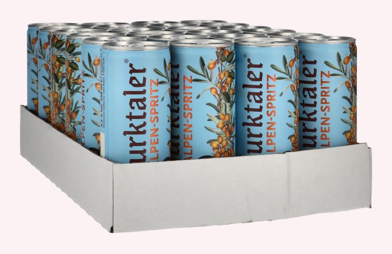 Gurktaler Alpen-Spritz Aperitif 4,5% Vol. 0,25l Dose Pfand