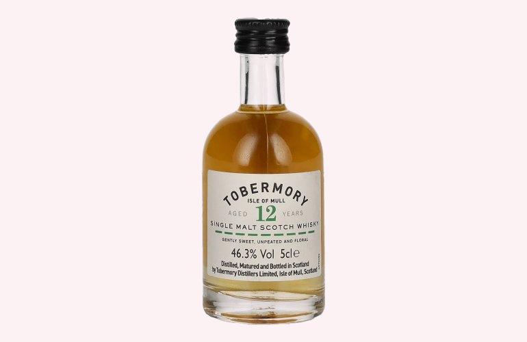 Tobermory 12 Years Old Single Malt Scotch Whisky 46,3% Vol. 0,05l