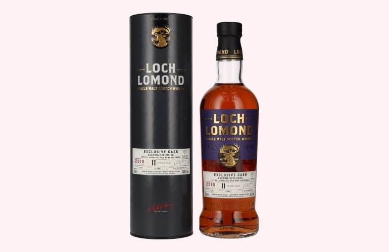 Loch Lomond 11 Years Old BORDEAUX RED WINE Austria Exclusive Cask 2010 54,9% Vol. 0,7l in Giftbox