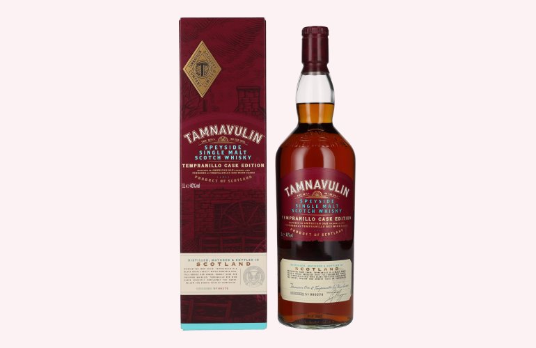 Tamnavulin TEMPRANILLO CASK Speyside Single Malt Scotch Whisky 40% Vol. 1l in Giftbox