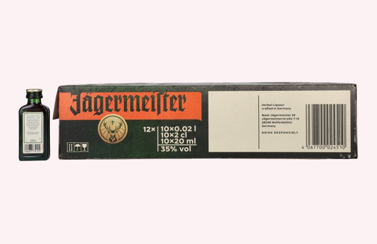 Jägermeister 35% Vol. 12x10x0,02l