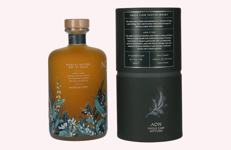 NC'NEAN ORGANIC AON Ex-Calvados Cask Single Malt Scotch Whisky #17-520 60,1% Vol. 0,7l en boîte cadeau