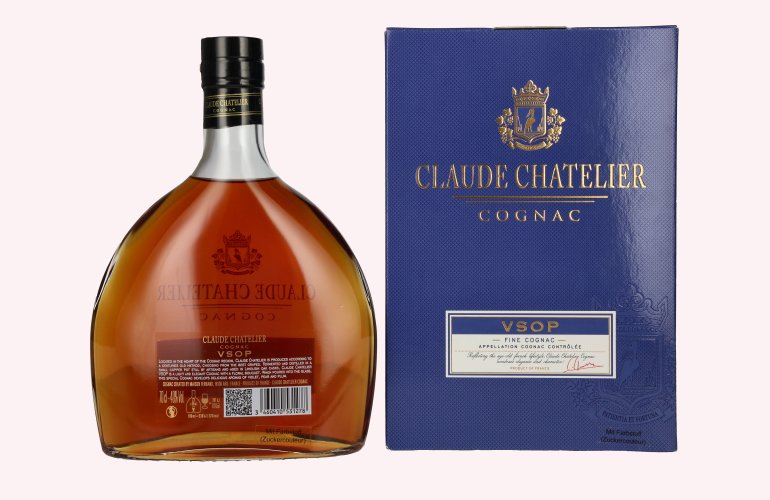 Claude Chatelier VSOP Fine Cognac 40% Vol. 0,7l en boîte cadeau