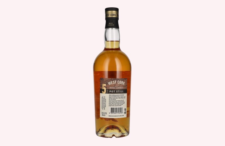 West Cork 5 Years Old Pot Still Irish Whiskey 43% Vol. 0,7l