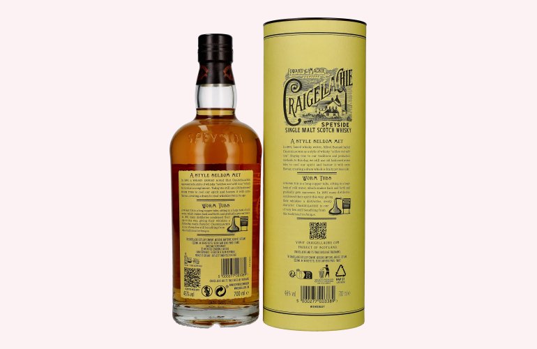 Craigellachie 13 Years Old Speyside Single Malt 46% Vol. 0,7l in geschenkverpakking