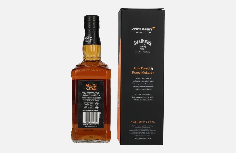 Jack Daniel's Old No. 7 Brand McLXJD Tennesse Whiskey Edition 2025 43% Vol. 0,7l en boîte cadeau