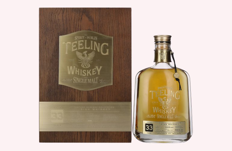 Teeling Whiskey 33 Years Old VRC Single Malt Irish Whiskey 42,9% Vol. 0,7l in Holzkiste