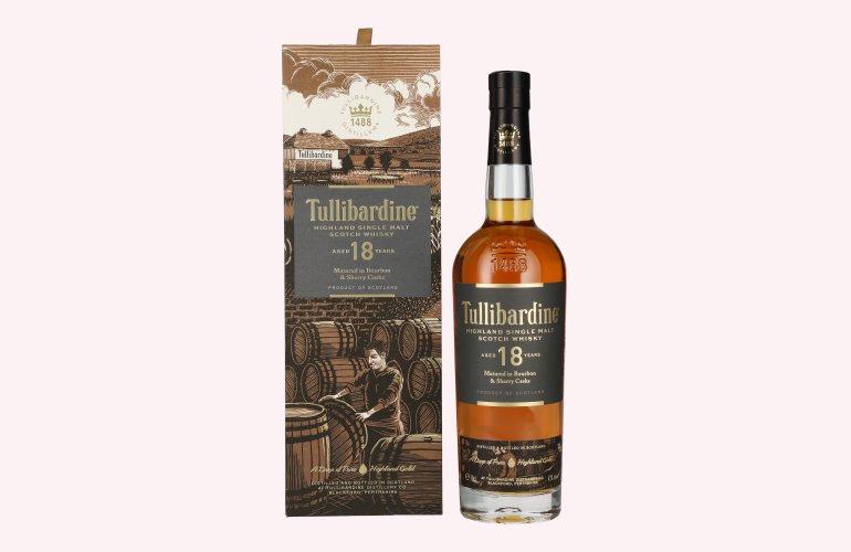 Tullibardine 18 Years Old Highland Single Malt Scotch Whisky 43% Vol. 0,7l in Giftbox