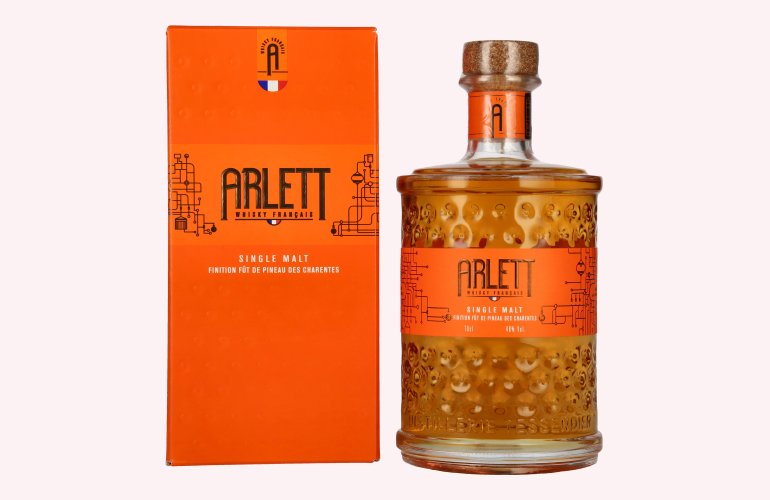 ARLETT Finition Fût de Pineau des Charentes Single Malt Whisky 48% Vol. 0,7l en boîte cadeau