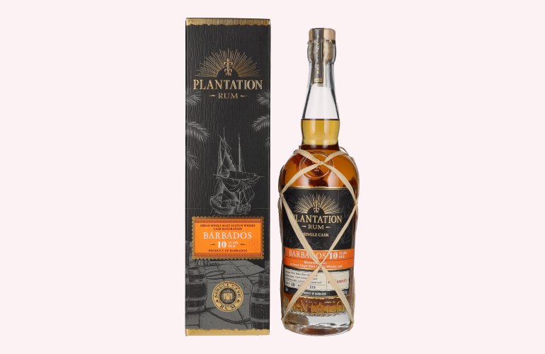 Plantation Rum BARBADOS 10 Years Old Arran Finish by delicando 2023 50,9% Vol. 0,7l in Giftbox