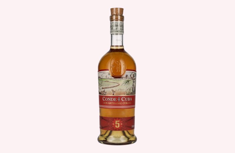 Conde de Cuba 5 Ron Artesanal Cubano 38% Vol. 0,7l