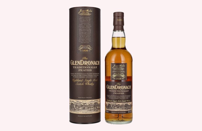 The GlenDronach TRADITIONALLY PEATED Highland Single Malt 48% Vol. 0,7l in Giftbox