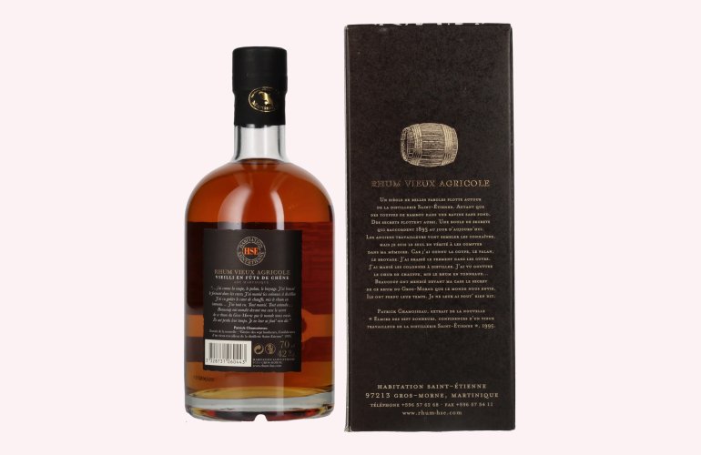 HSE Rhum Vieux Agricole Martinique 42% Vol. 0,7l en boîte cadeau