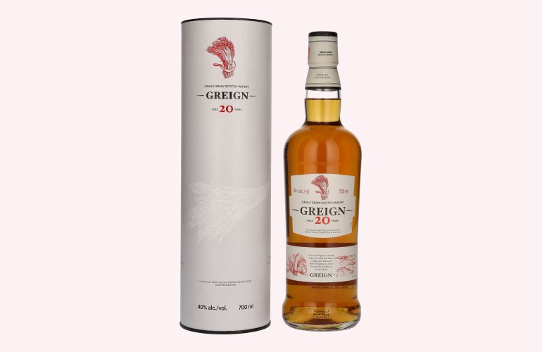 Greign 20 Years Old Single Grain Scotch Whisky 40% Vol. 0,7l in Geschenkbox