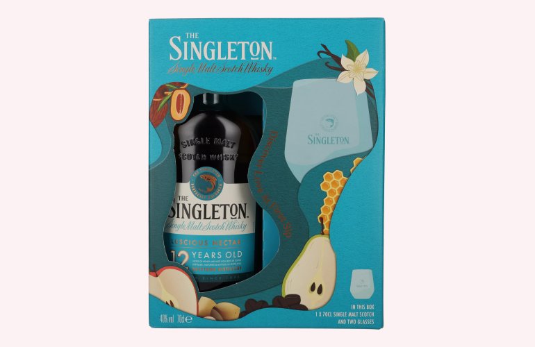 The Singleton Dufftown 12 Years Old LUSCIOUS NECTAR 40% Vol. 0,7l in Giftbox with 2 glasses
