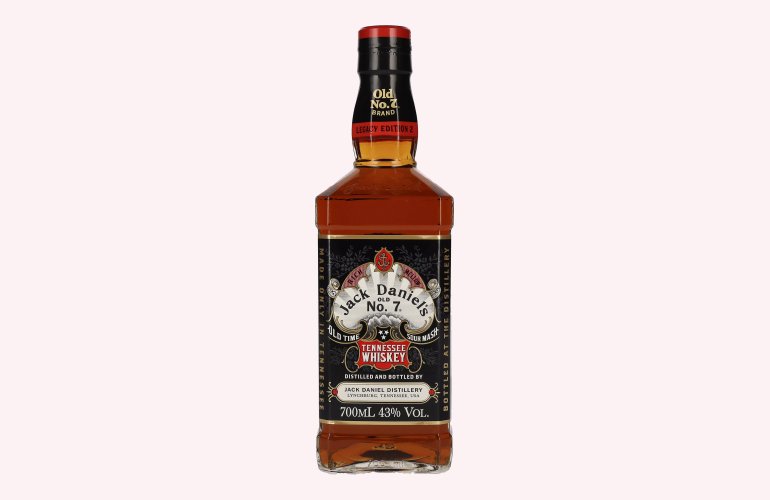 Jack Daniel's Sour Mash Tennessee Whiskey LEGACY EDITION No. 2 - BLACK DESIGN 43% Vol. 0,7l