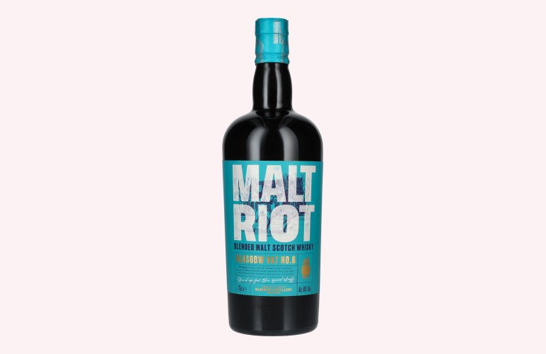 Glasgow MALT RIOT Blended Malt Scotch Whisky 40% Vol. 0,7l