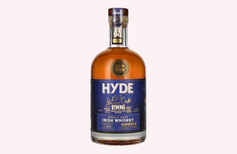 Hyde No.9 IBERIAN CASK 1906 Single Malt Irish Whiskey Commemorative Edition 43% Vol. 0,7l