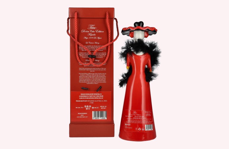 Dona Celia Tequila Añejo 100% de Agave 40% Vol. 0,7l in Giftbox