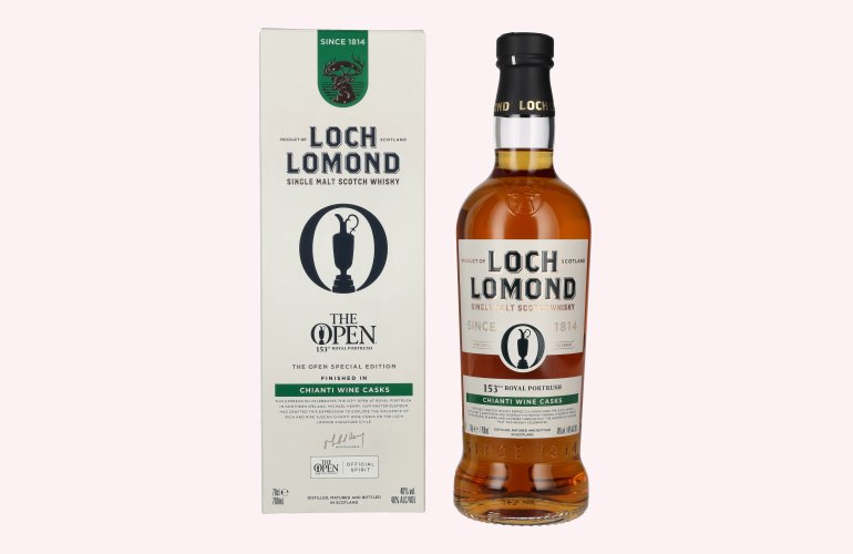 Loch Lomond THE OPEN SPECIAL EDITION Chianti Wine Casks Single Malt 2025 46% Vol. 0,7l in Geschenkbox