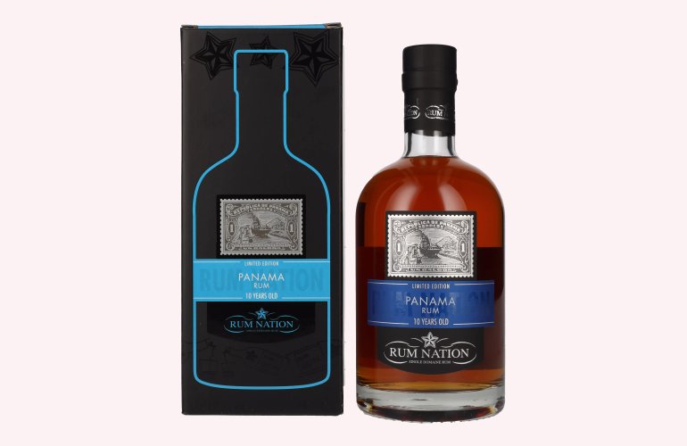 Rum Nation Panama 10 Years Old Limited Edition 40% Vol. 0,7l in Geschenkbox
