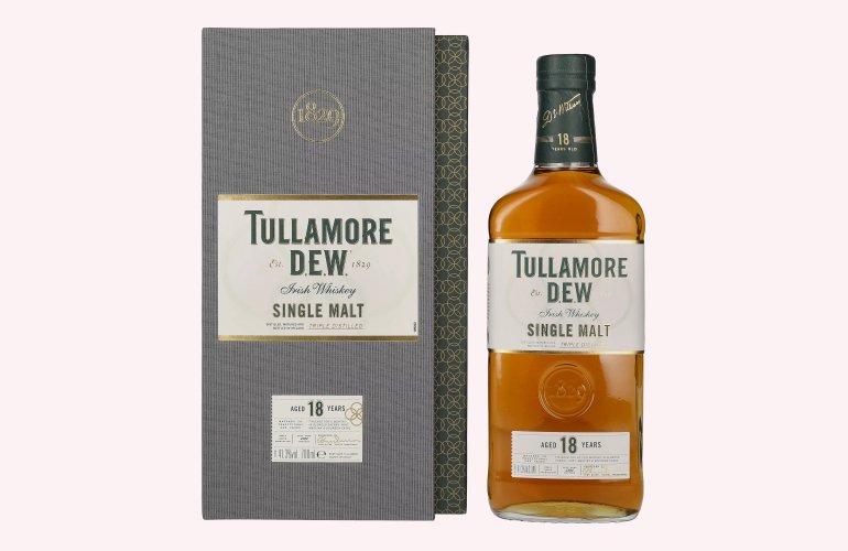 Tullamore D.E.W. 18 Years Old Single Malt Irish Whiskey 41,3% Vol. 0,7l in Giftbox