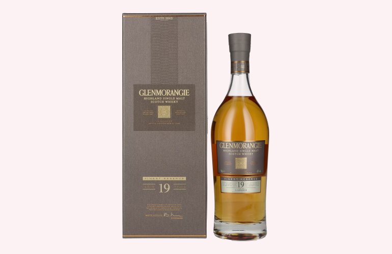 Glenmorangie FINEST RESERVE 19 Years Old Highland Single Malt 43% Vol. 0,7l in Giftbox