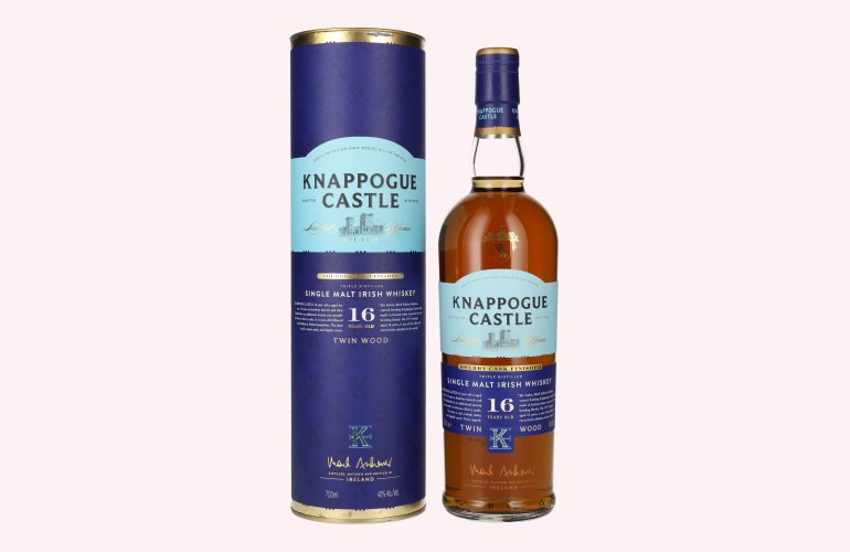 Knappogue Castle 16 Years Old TWIN WOOD SHERRY CASK FINISHED 40% Vol. 0,7l in Giftbox