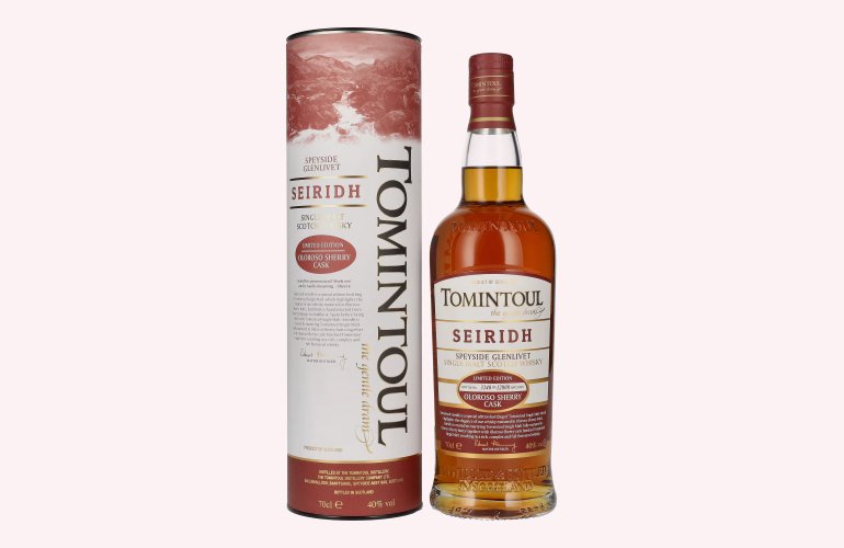 Tomintoul SEIRIDH Speyside Glenlivet OLOROSO SHERRY CASK Limited Edition 40% Vol. 0,7l in Giftbox