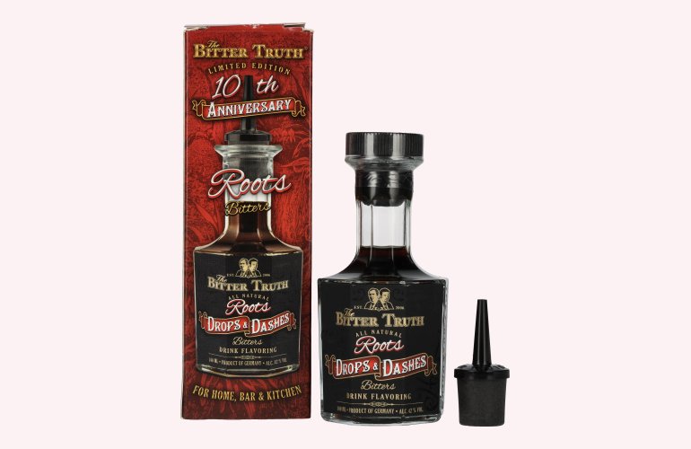 The Bitter Truth Roots Drops & Dashes Bitters 10th Anniversary Limited Edition 42% Vol. 0,1l in Geschenkbox