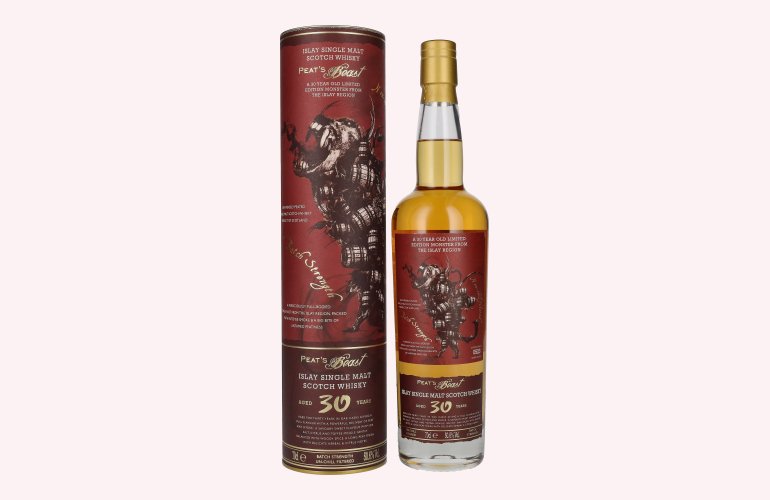 Peat's Beast 30 Years Old Islay Single Malt Limited Edition 50,6% Vol. 0,7l in Giftbox