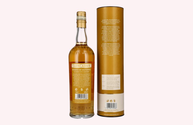 Glencadam 13 Years Old Sauternes Wine Cask Finish Limited Edition 2008 46% Vol. 0,7l en boîte cadeau
