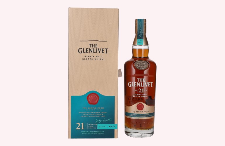 The Glenlivet 21 Years Old THE SAMPLE ROOM COLLECTION Single Malt Scotch Whisky 43% Vol. 0,7l in Giftbox