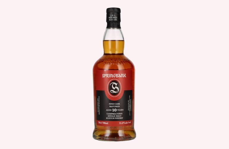 Springbank 10 Years Old Fino Cask Matured Campbeltown Single Malt Scotch Whisky 55% Vol. 0,7l