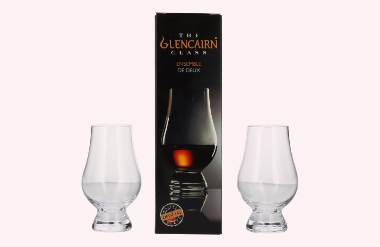 GLENCAIRN Whisky glass Twin Pack 2x19 cl without calibration in Giftbox