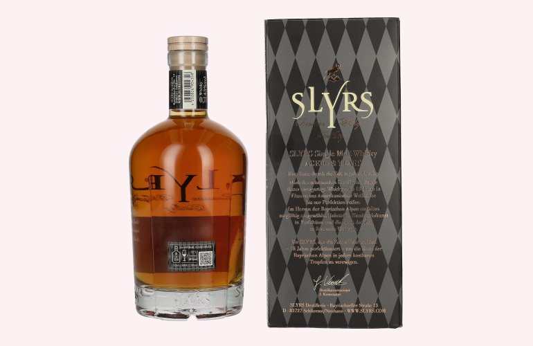 Slyrs 18 Years Old Bavarian Single Malt Whisky Limited Edition 43% Vol. 0,7l in Geschenkbox