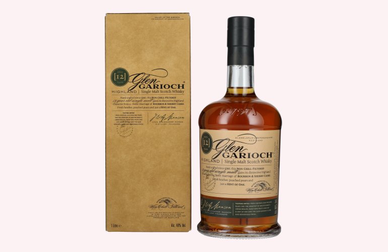 Glen Garioch 12 Years Old Highland Single Malt Scotch Whisky 48% Vol. 1l in Geschenkbox