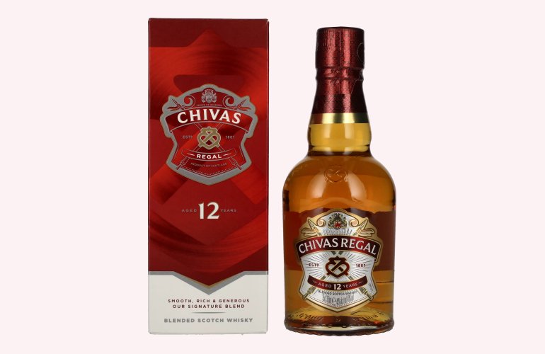 Chivas Regal 12 Years Old Blended Scotch Whisky 40% Vol. 0,35l in Geschenkbox