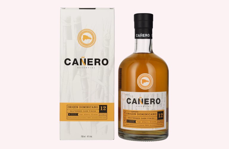 Ron Cañero 12 Origen Dominicano SAUTERNES CASK FINISH 41% Vol. 0,7l in Geschenkbox