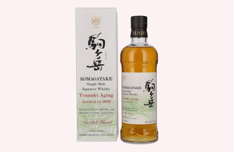 Mars KOMAGATAKE Single Malt Japanese Whisky TSUNUKI AGING 2020 54% Vol. 0,7l in Geschenkbox