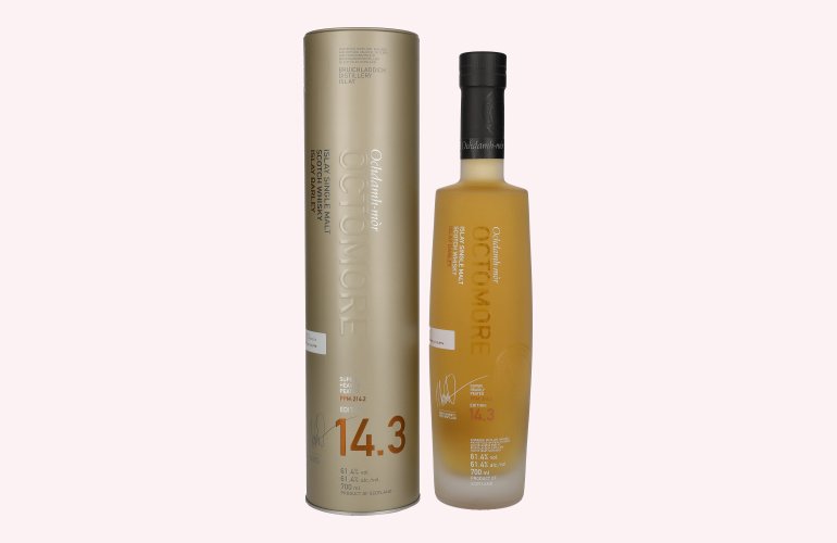 Octomore EDITION: 14.3 Super Heavily Peated Islay Single Malt 61,4% Vol. 0,7l in Tinbox